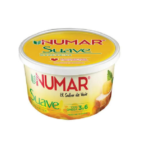 Margarina Numar suave con omega 3 y 6 - 500 g